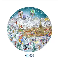 2006 Winter Olympic Games: Torino, Italy by Charles Fazzino on Serigraph