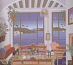 Aegean Bar by Thomas McKnight on Serigraph