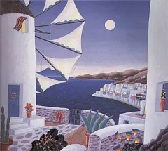 Aegean Sea Suite - Kato Myli by Thomas McKnight on Serigraph