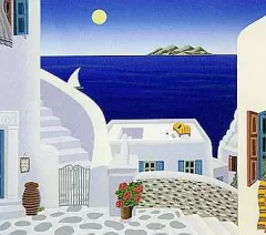 Aegean Sea Suite - Sifnos by Thomas McKnight on Serigraph