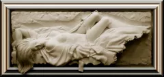 Affection (Bonded Natural Sand) by Bill Mack on Sculpture