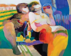 Afternoon Amore by Abrishami Hessam on Giclee on Canvas