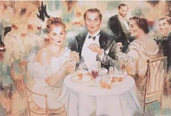 After All He's Just a Man by Joanna Zjawinska on Serigraph on Canvas