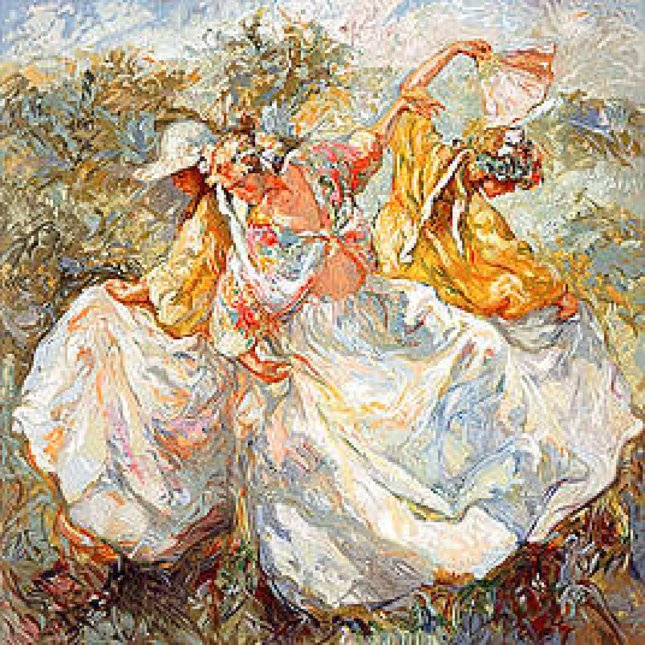 Alegoria De La Danza by Jose Royo on Serigraph on Paper