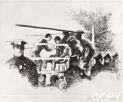 Ali-Frazier Suite - Ali's Corner by Leroy Neiman on Etching