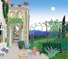 Amalfi Coast Suite - Ravello Garden by Thomas McKnight on Serigraph