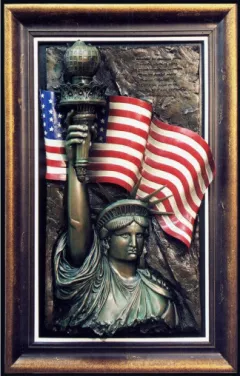 America (Bonded Bronze) by Bill Mack on Sculpture