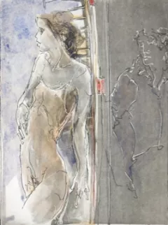 Am Fenster by Jurgen Gorg on Etching