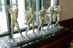 Anatomy Of A Golfer Studies I-V by Richard MacDonald on Bronze Sculpture