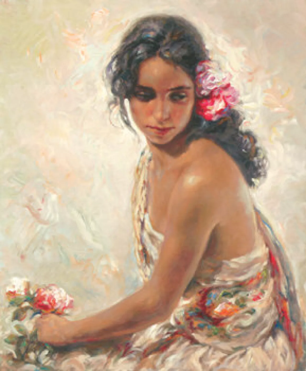 Andaluza (Panel) by Jose Royo on Serigraph on Panel