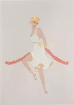 April by Erte on Serigraph
