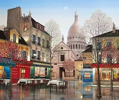 April in Paris by Liudmila Kondakova on Serigraph