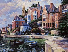 Atlantique Suite - Afternoon at Dinard by Howard Behrens on Serigraph