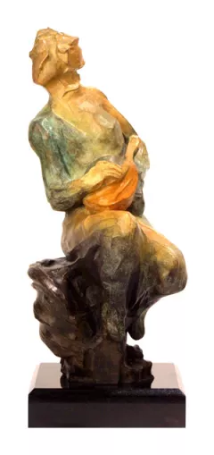 Attached (Bronze) by Abrishami Hessam on Bronze Sculpture