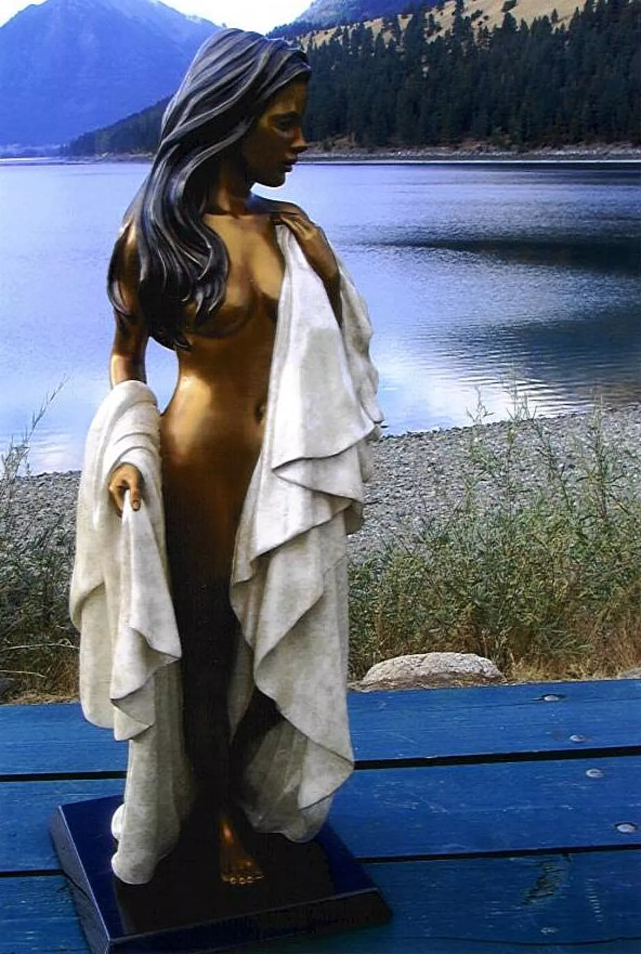At Morning Light 1/2 Life by Ramon Parmenter on Bronze Sculpture