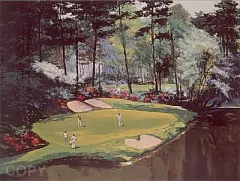 Augusta Glory by Mark King on Serigraph
