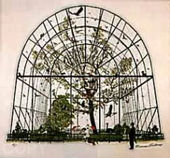 Aviary by Norman Rockwell on Lithograph