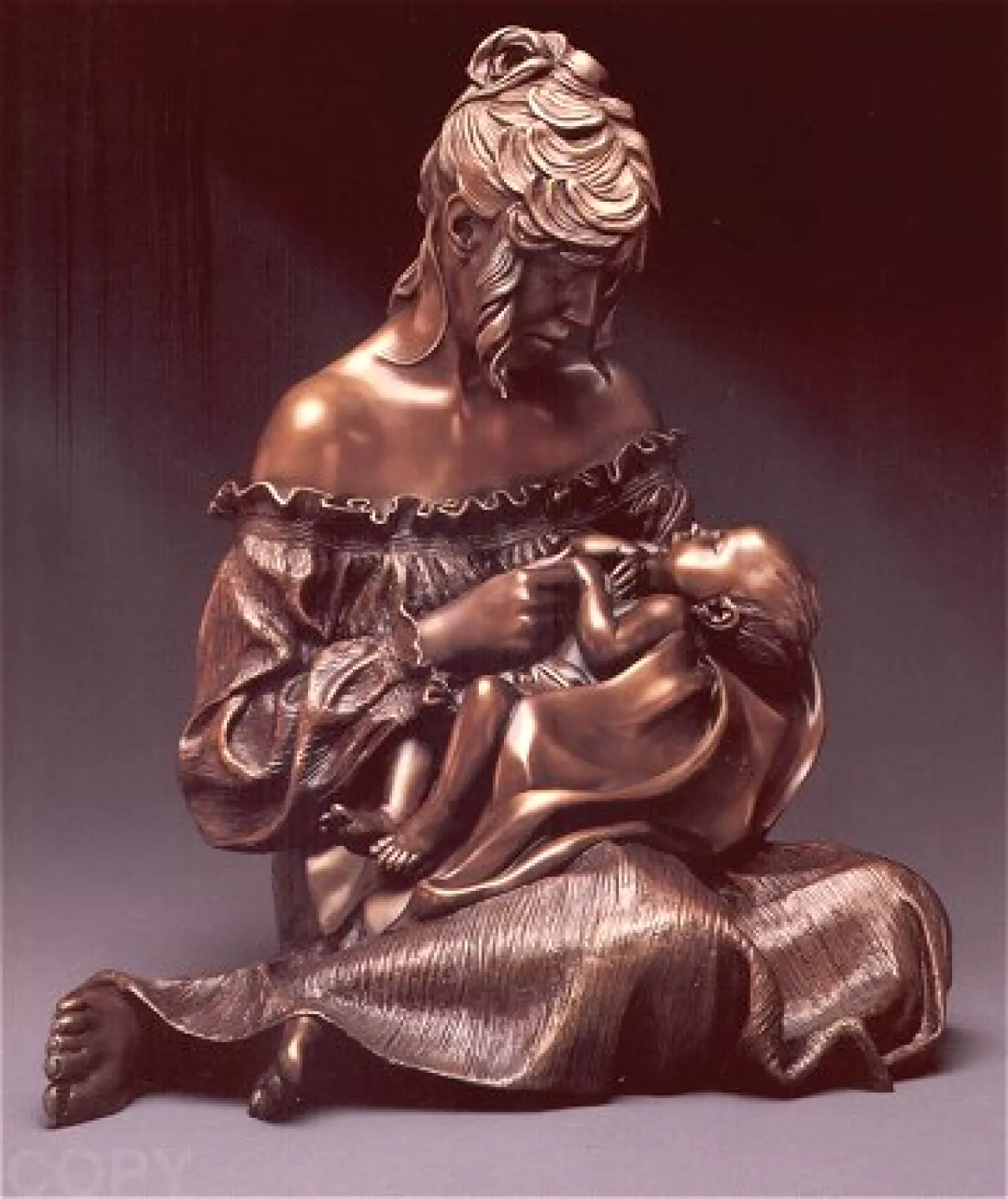 A Mother's Song (Bronze) by Ramon Parmenter on Sculpture