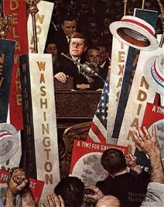 A Time for Greatness by Norman Rockwell on Lithograph