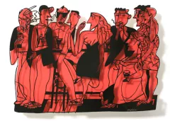 Bar Series - Bar At Night by David Gerstein on Sculpture