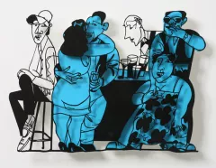 Bar Series - Bar Scene by David Gerstein on Sculpture