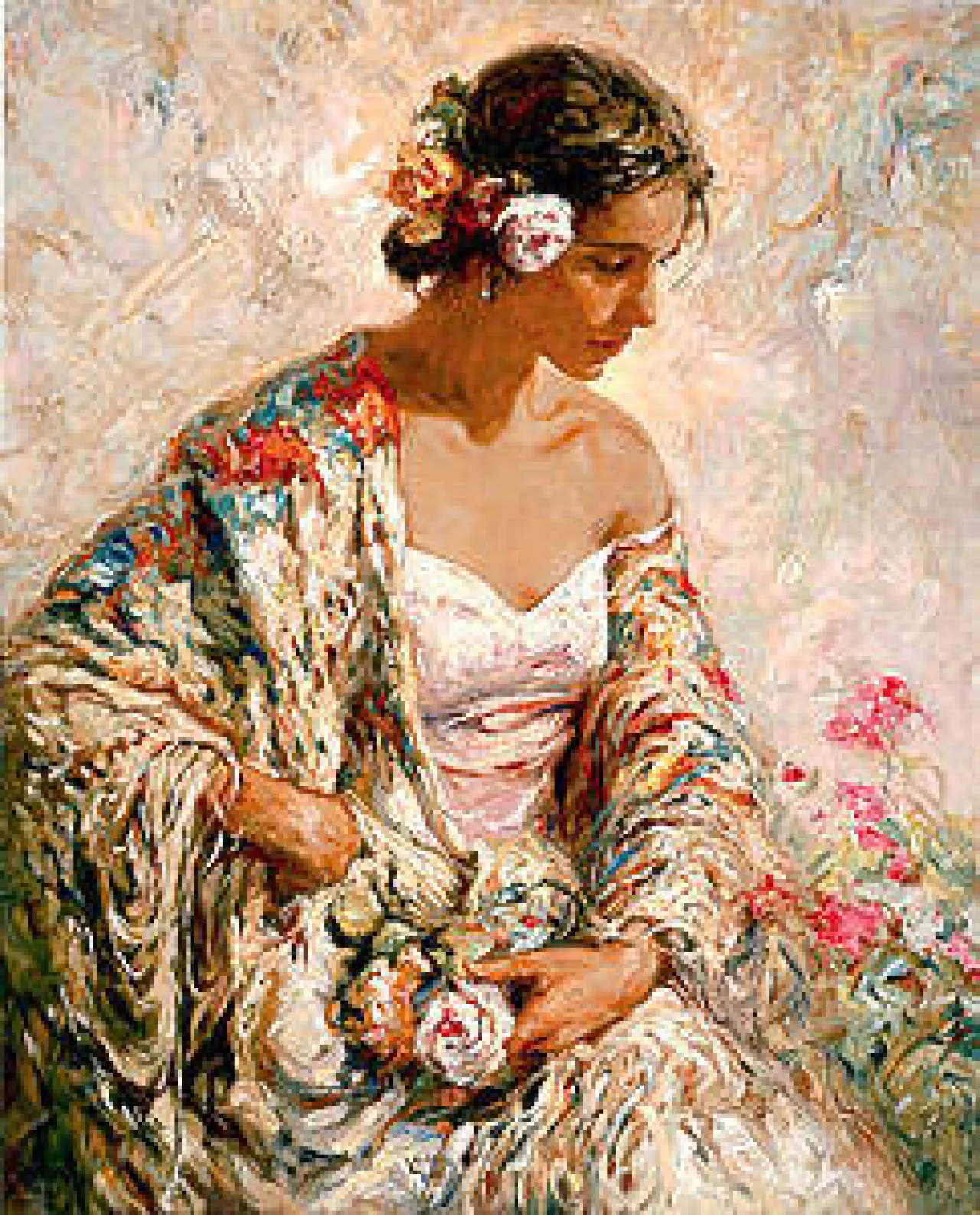Belleza Serena (Panel) by Jose Royo on Serigraph on Panel