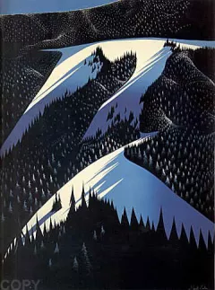  by Eyvind Earle on Serigraph