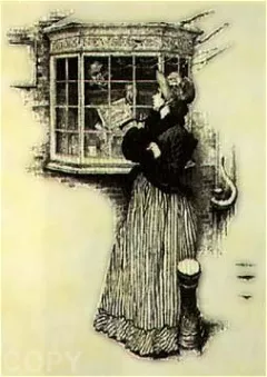 Bookseller by Norman Rockwell on Lithograph