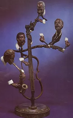 Bourbon Street by Paul Wegner on Bronze Sculpture