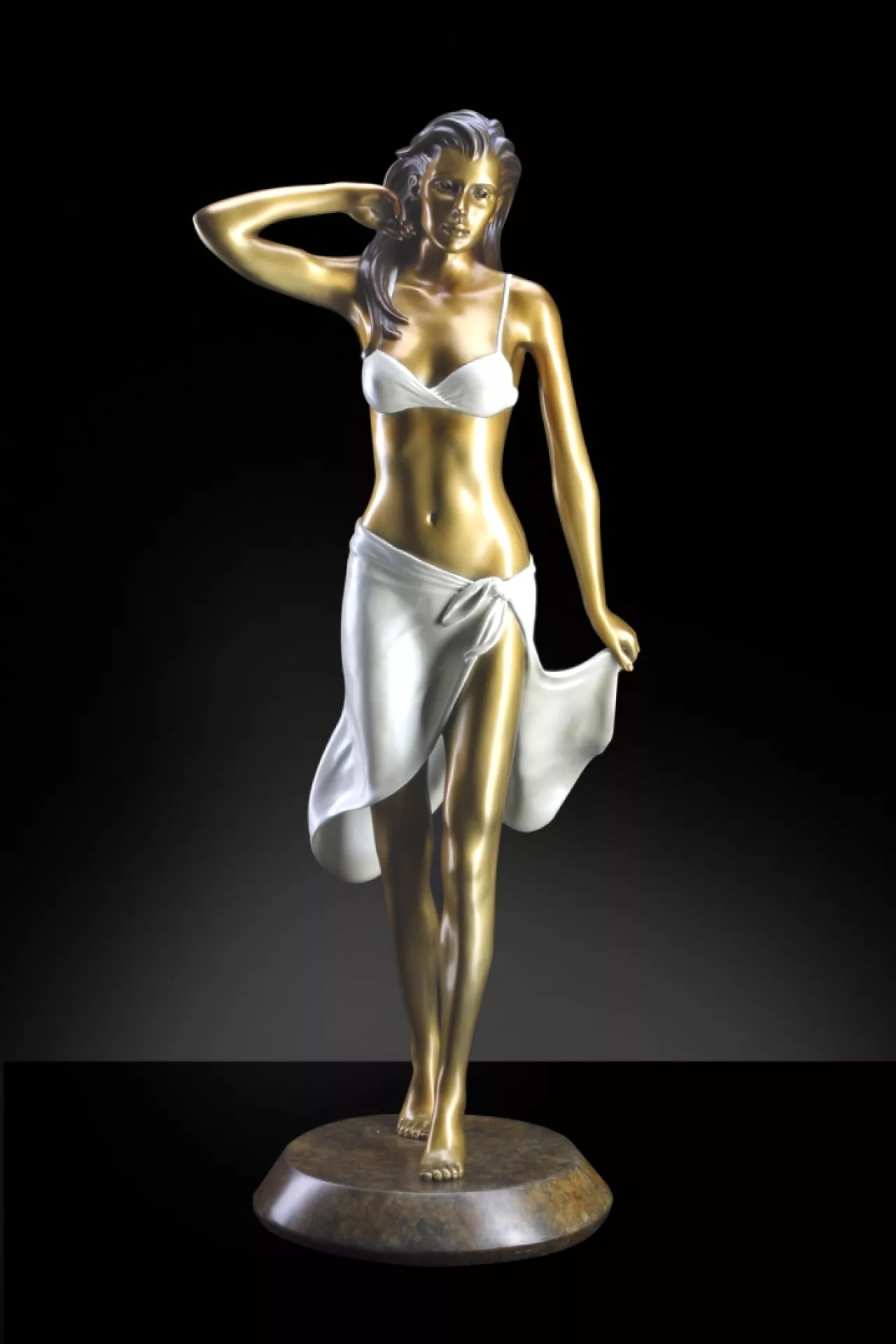 By The Sea by Ramon Parmenter on Bronze Sculpture