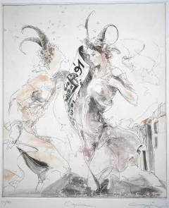 Capricornius by Jurgen Gorg on Etching