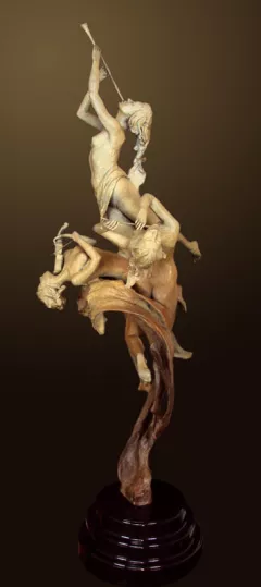 Celebration by Nguyen Tuan on Bronze Sculpture