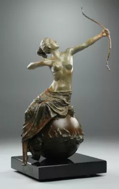 Circle of Life - Sagitarius by Nguyen Tuan on Bronze Sculpture