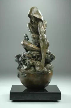 Circle of Life - Scorpio by Nguyen Tuan on Bronze Sculpture