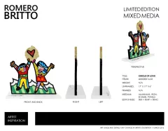  by Romero Britto on Sculpture