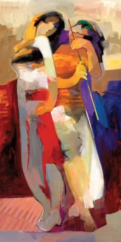 Color of Passion by Abrishami Hessam on Giclee on Canvas