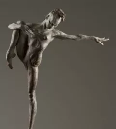Contemporary Nude Spire III - Liberty by Richard MacDonald on Bronze Sculpture