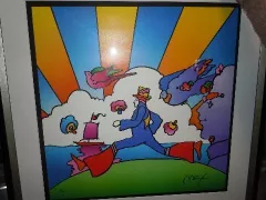 Cosmic Runner by Peter Max on Lithograph