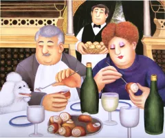  by Beryl Cook on Serigraph