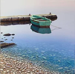 First Light (Oil on Canvas) by Frane Mlinar on Original