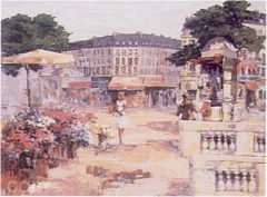Flower Market by Mark King on Serigraph