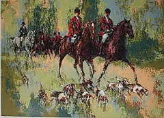 Foxhunt by Mark King on Serigraph