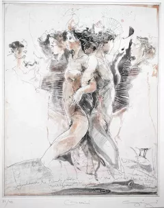 Gemini by Jurgen Gorg on Etching