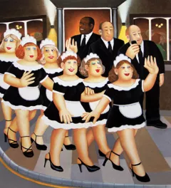  by Beryl Cook on Serigraph