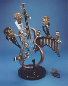 Good Vibes by Paul Wegner on Bronze Sculpture