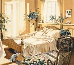 Intimate Afternoon by Susan Rios on Serigraph