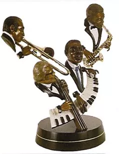 In The Groove by Paul Wegner on Bronze Sculpture