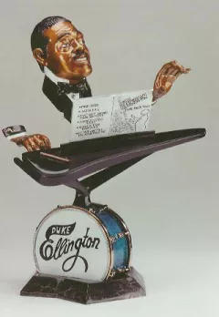 Jazz Master - Duke Ellington by Paul Wegner on Bronze Sculpture