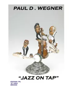 Jazz On Tap by Paul Wegner on Bronze Sculpture