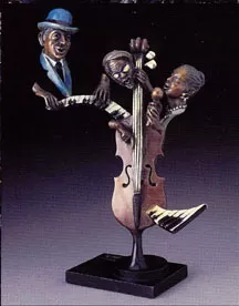 Just A Little Jazz by Paul Wegner on Bronze Sculpture